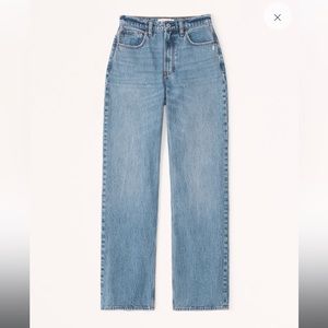 Abercrombie 90s loose fit jeans high rise